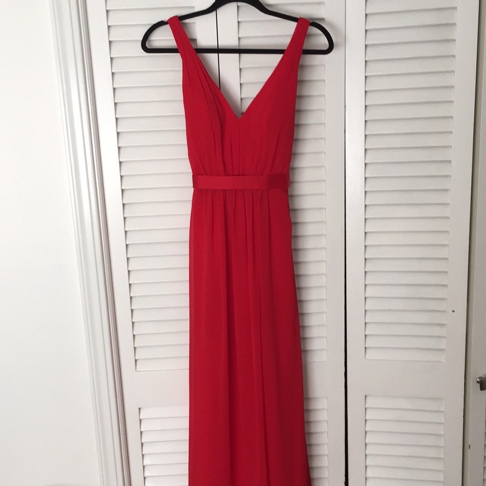 Red Vera Wang Bridesmaid Dress